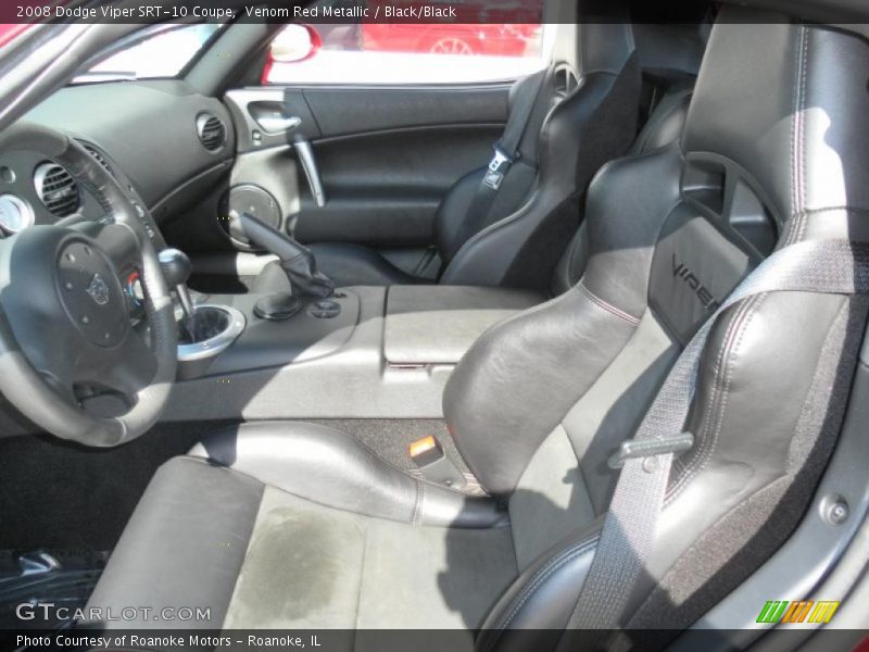 Venom Red Metallic / Black/Black 2008 Dodge Viper SRT-10 Coupe