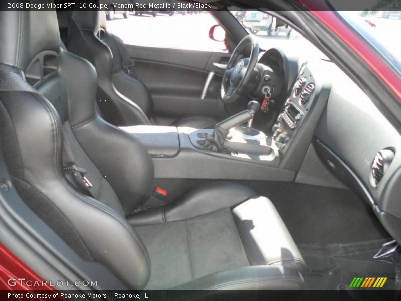 Venom Red Metallic / Black/Black 2008 Dodge Viper SRT-10 Coupe