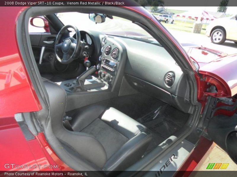 Venom Red Metallic / Black/Black 2008 Dodge Viper SRT-10 Coupe