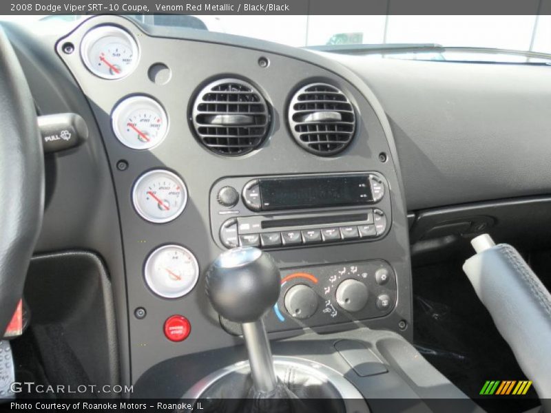 Venom Red Metallic / Black/Black 2008 Dodge Viper SRT-10 Coupe