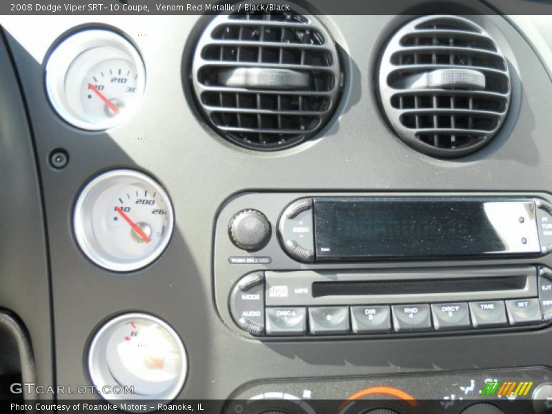 Venom Red Metallic / Black/Black 2008 Dodge Viper SRT-10 Coupe