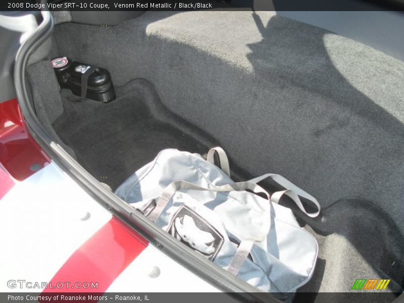 Venom Red Metallic / Black/Black 2008 Dodge Viper SRT-10 Coupe