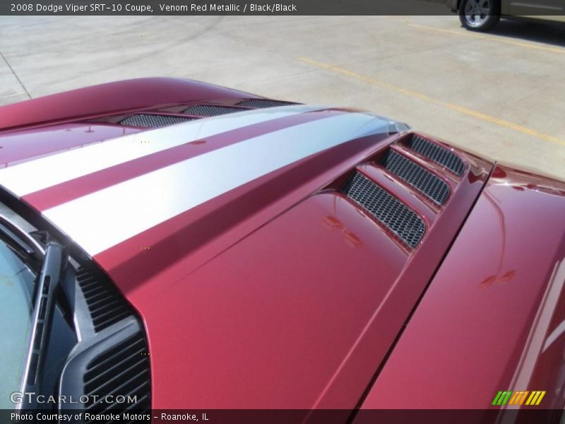 Venom Red Metallic / Black/Black 2008 Dodge Viper SRT-10 Coupe