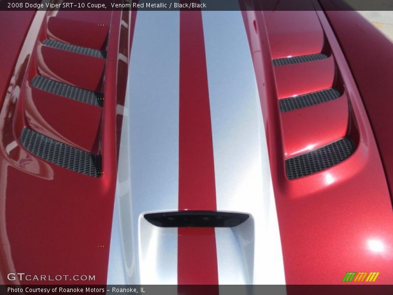 Venom Red Metallic / Black/Black 2008 Dodge Viper SRT-10 Coupe