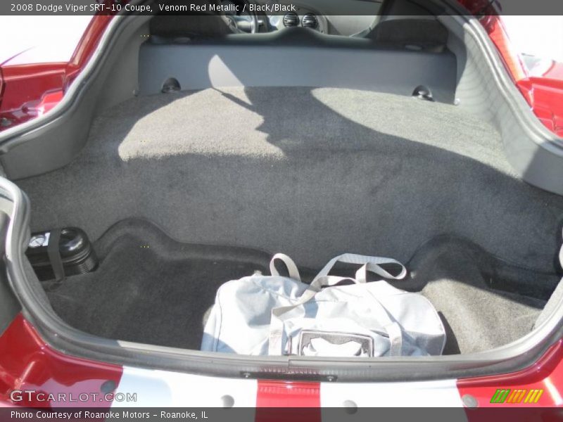 Venom Red Metallic / Black/Black 2008 Dodge Viper SRT-10 Coupe