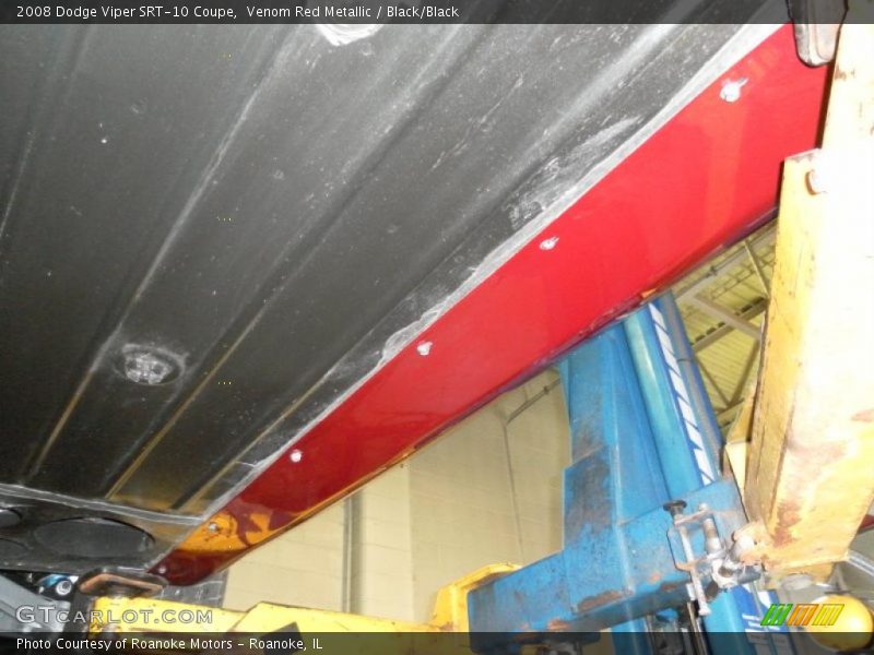 Venom Red Metallic / Black/Black 2008 Dodge Viper SRT-10 Coupe