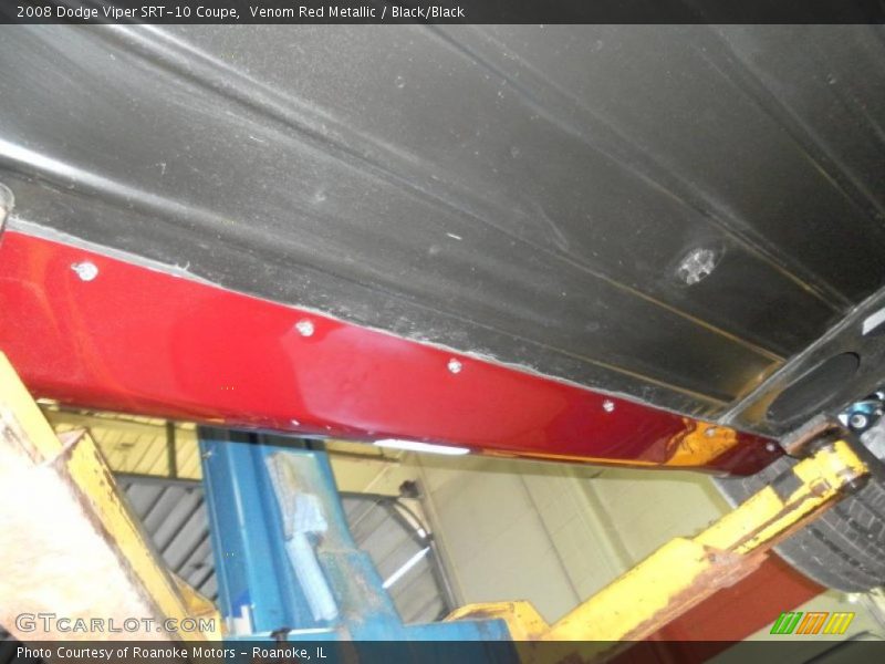 Venom Red Metallic / Black/Black 2008 Dodge Viper SRT-10 Coupe