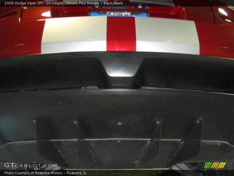 Venom Red Metallic / Black/Black 2008 Dodge Viper SRT-10 Coupe