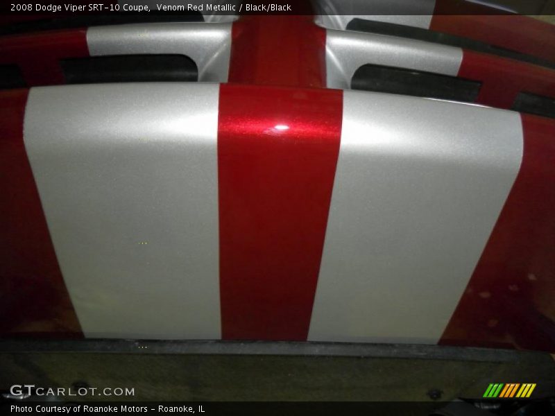 Venom Red Metallic / Black/Black 2008 Dodge Viper SRT-10 Coupe