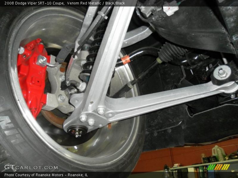 Venom Red Metallic / Black/Black 2008 Dodge Viper SRT-10 Coupe