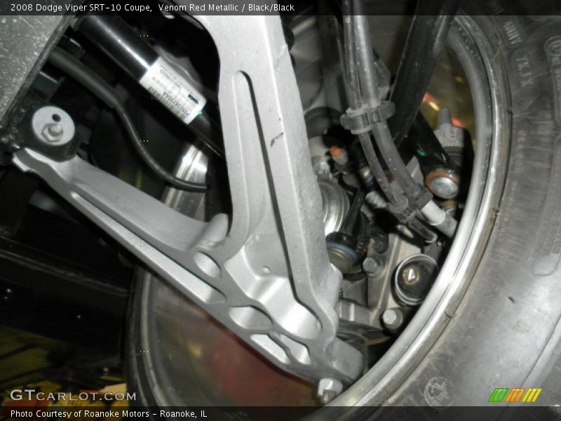 Venom Red Metallic / Black/Black 2008 Dodge Viper SRT-10 Coupe