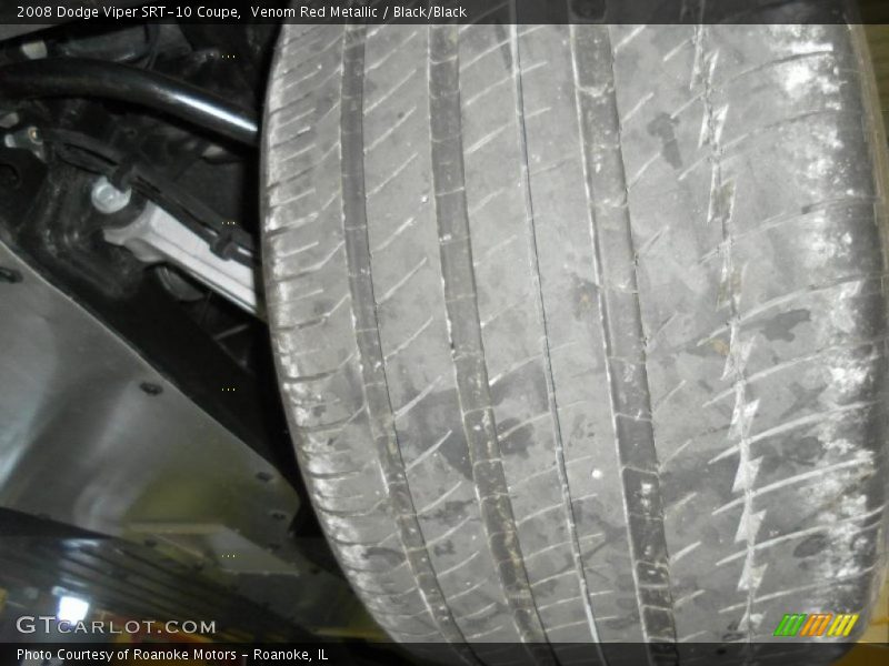 Venom Red Metallic / Black/Black 2008 Dodge Viper SRT-10 Coupe