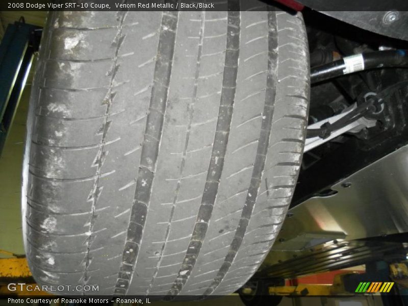 Venom Red Metallic / Black/Black 2008 Dodge Viper SRT-10 Coupe