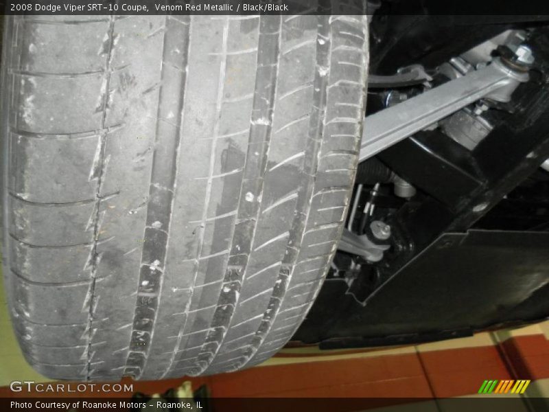 Venom Red Metallic / Black/Black 2008 Dodge Viper SRT-10 Coupe