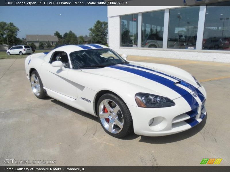 Stone White / Black/Blue 2006 Dodge Viper SRT10 VOI.9 Limited Edition