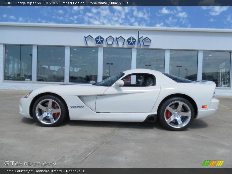 Stone White / Black/Blue 2006 Dodge Viper SRT10 VOI.9 Limited Edition