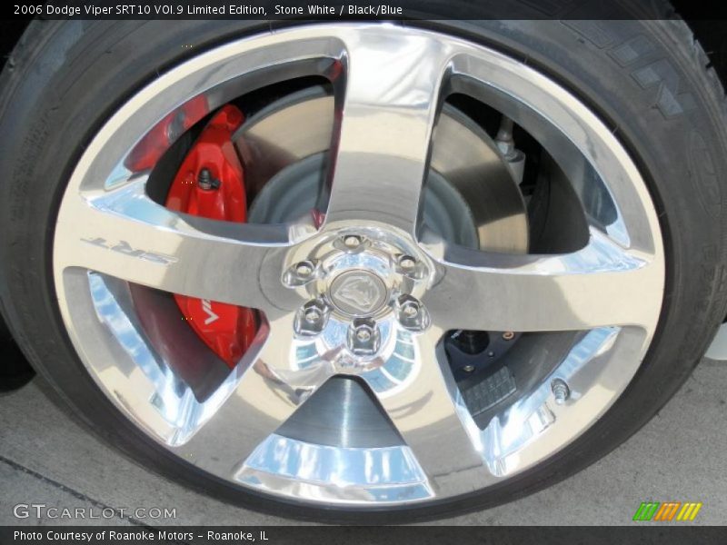 Stone White / Black/Blue 2006 Dodge Viper SRT10 VOI.9 Limited Edition