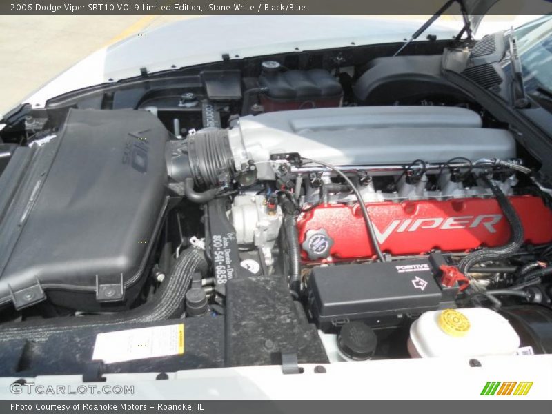 Stone White / Black/Blue 2006 Dodge Viper SRT10 VOI.9 Limited Edition