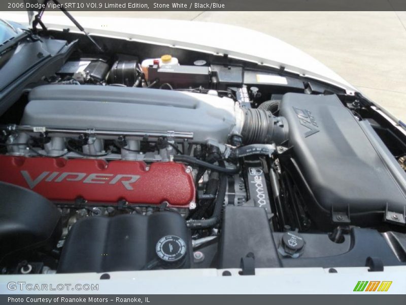 Stone White / Black/Blue 2006 Dodge Viper SRT10 VOI.9 Limited Edition