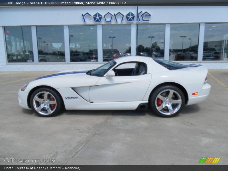 Stone White / Black/Blue 2006 Dodge Viper SRT10 VOI.9 Limited Edition