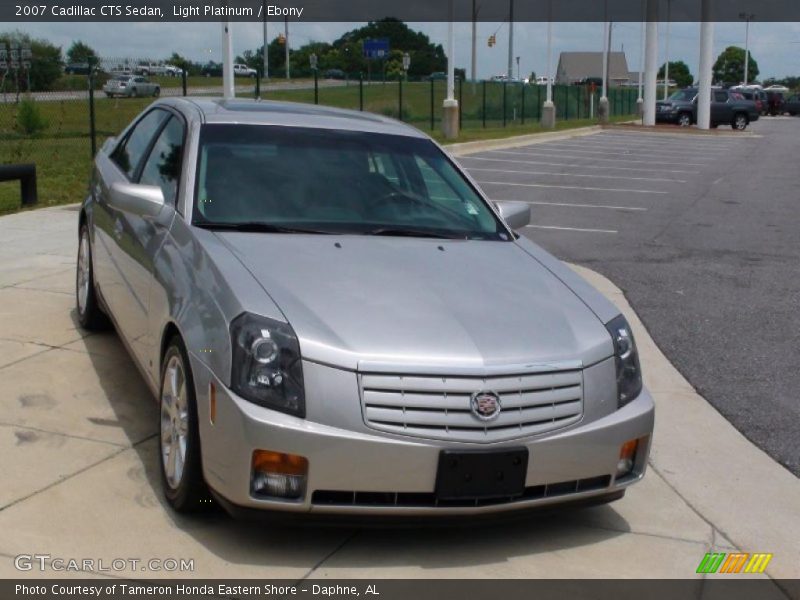 Light Platinum / Ebony 2007 Cadillac CTS Sedan