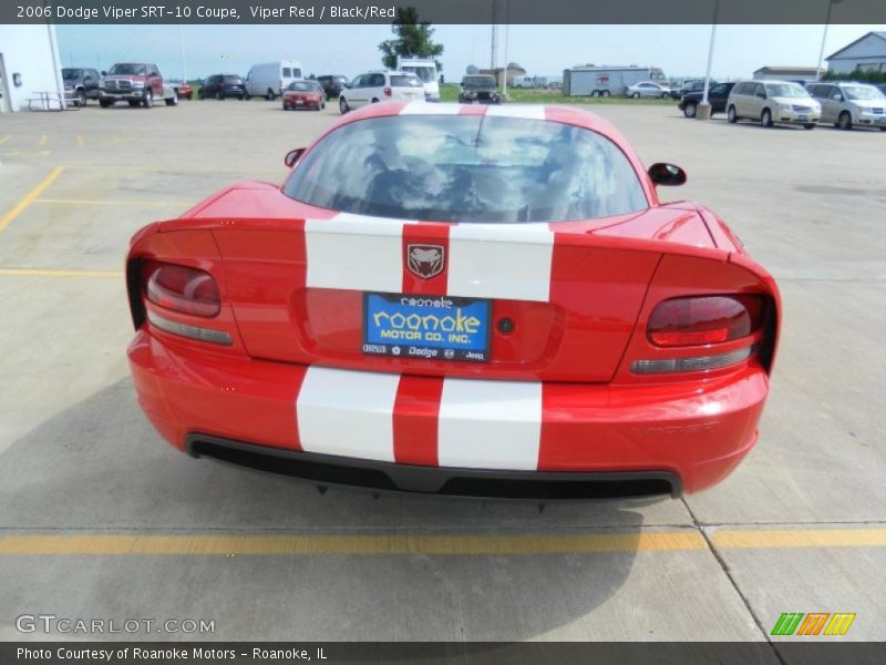 Viper Red / Black/Red 2006 Dodge Viper SRT-10 Coupe