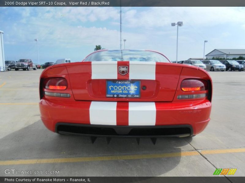 Viper Red / Black/Red 2006 Dodge Viper SRT-10 Coupe
