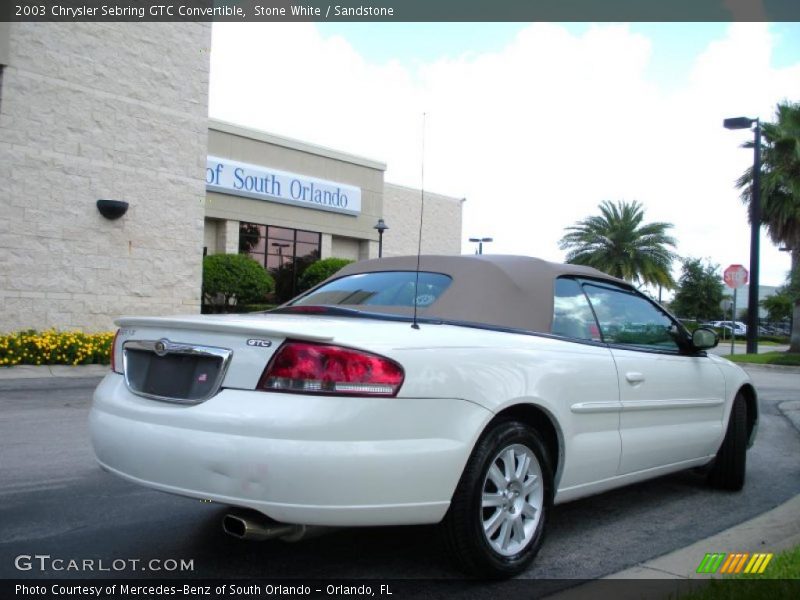 Stone White / Sandstone 2003 Chrysler Sebring GTC Convertible