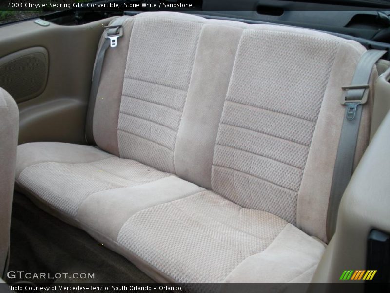 Stone White / Sandstone 2003 Chrysler Sebring GTC Convertible
