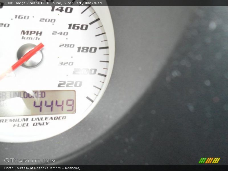 Viper Red / Black/Red 2006 Dodge Viper SRT-10 Coupe