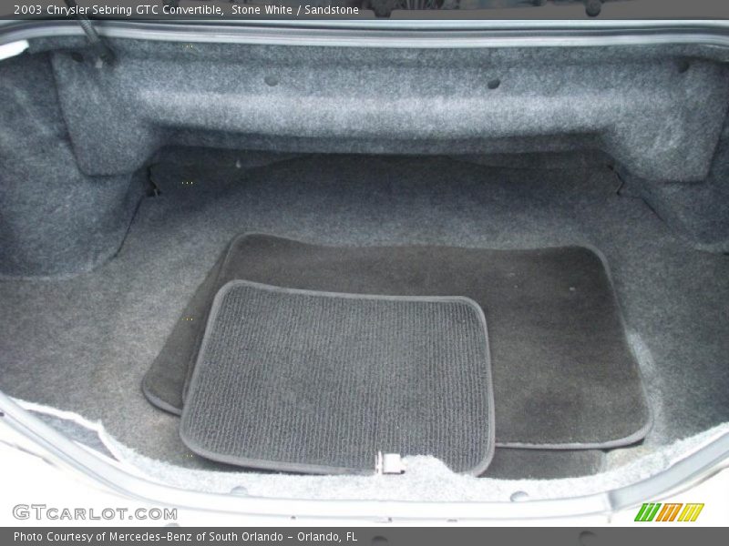 Stone White / Sandstone 2003 Chrysler Sebring GTC Convertible