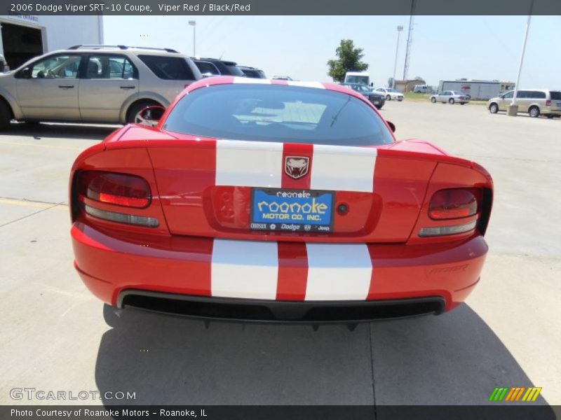 Viper Red / Black/Red 2006 Dodge Viper SRT-10 Coupe