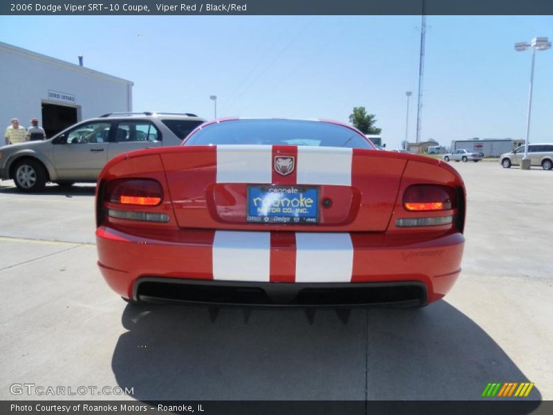 Viper Red / Black/Red 2006 Dodge Viper SRT-10 Coupe