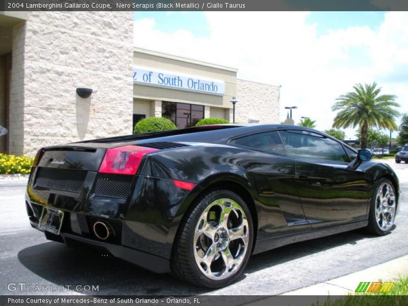 Nero Serapis (Black Metallic) / Giallo Taurus 2004 Lamborghini Gallardo Coupe