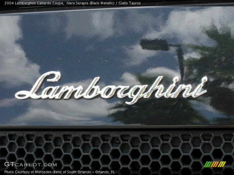 Nero Serapis (Black Metallic) / Giallo Taurus 2004 Lamborghini Gallardo Coupe
