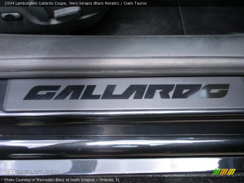 Nero Serapis (Black Metallic) / Giallo Taurus 2004 Lamborghini Gallardo Coupe