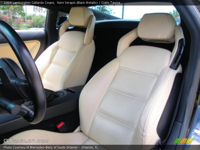 Nero Serapis (Black Metallic) / Giallo Taurus 2004 Lamborghini Gallardo Coupe