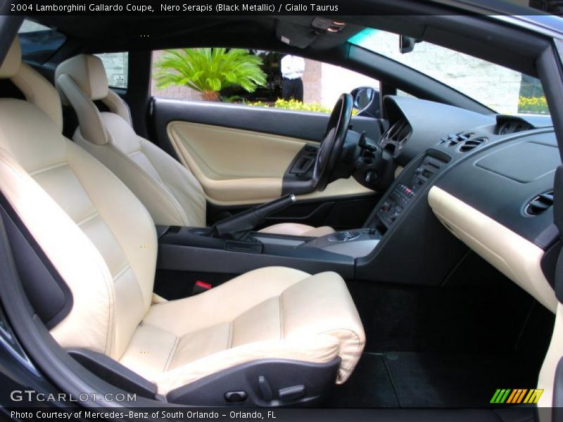 Nero Serapis (Black Metallic) / Giallo Taurus 2004 Lamborghini Gallardo Coupe