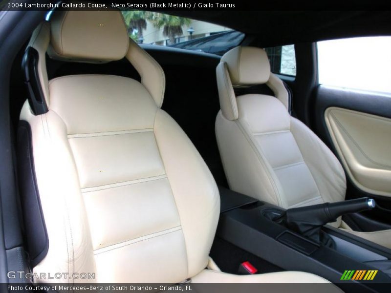 Nero Serapis (Black Metallic) / Giallo Taurus 2004 Lamborghini Gallardo Coupe