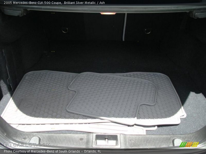 Brilliant Silver Metallic / Ash 2005 Mercedes-Benz CLK 500 Coupe