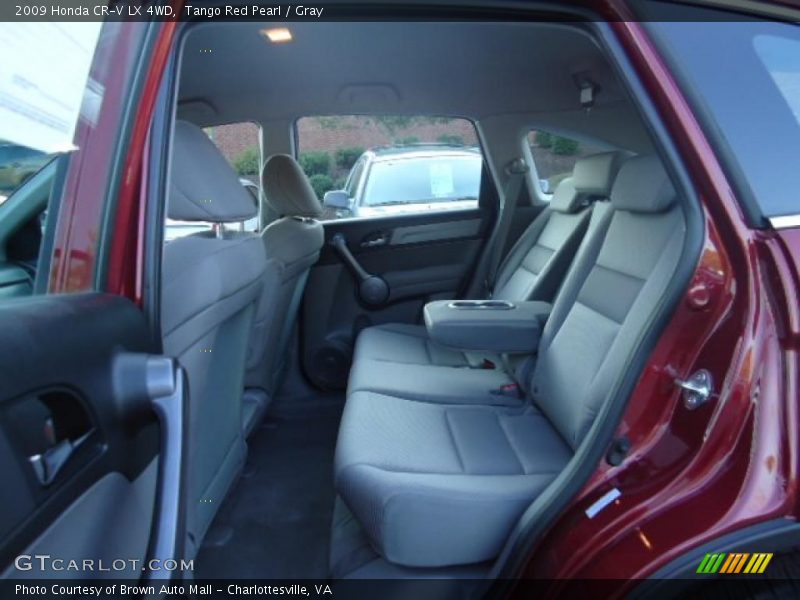 Tango Red Pearl / Gray 2009 Honda CR-V LX 4WD
