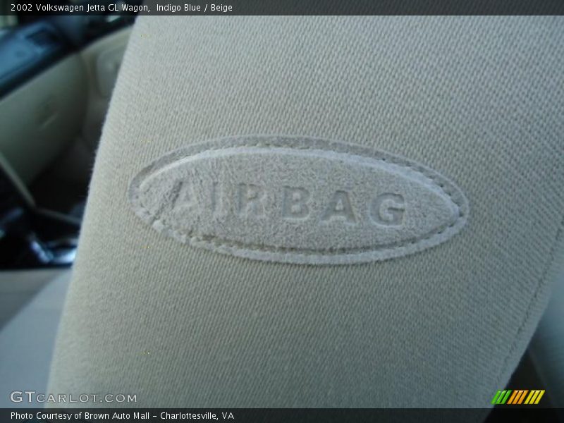 Indigo Blue / Beige 2002 Volkswagen Jetta GL Wagon