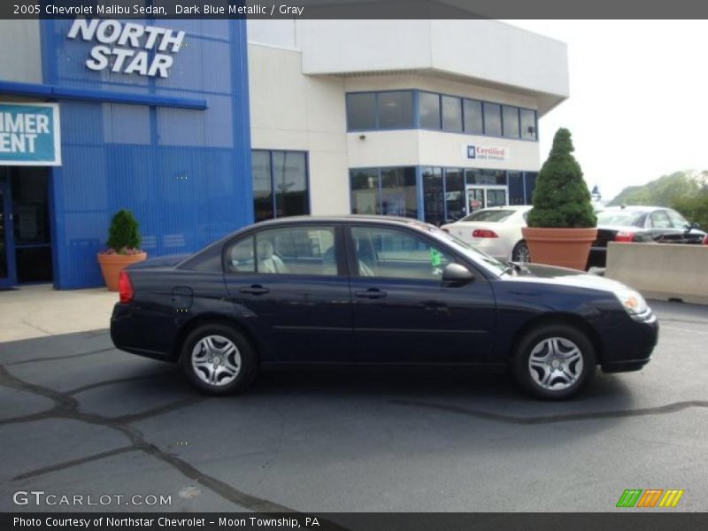 Dark Blue Metallic / Gray 2005 Chevrolet Malibu Sedan