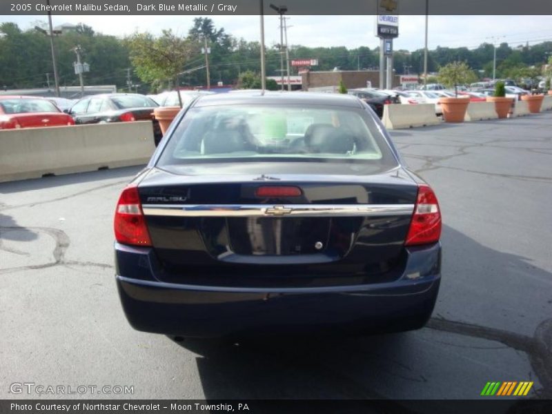 Dark Blue Metallic / Gray 2005 Chevrolet Malibu Sedan