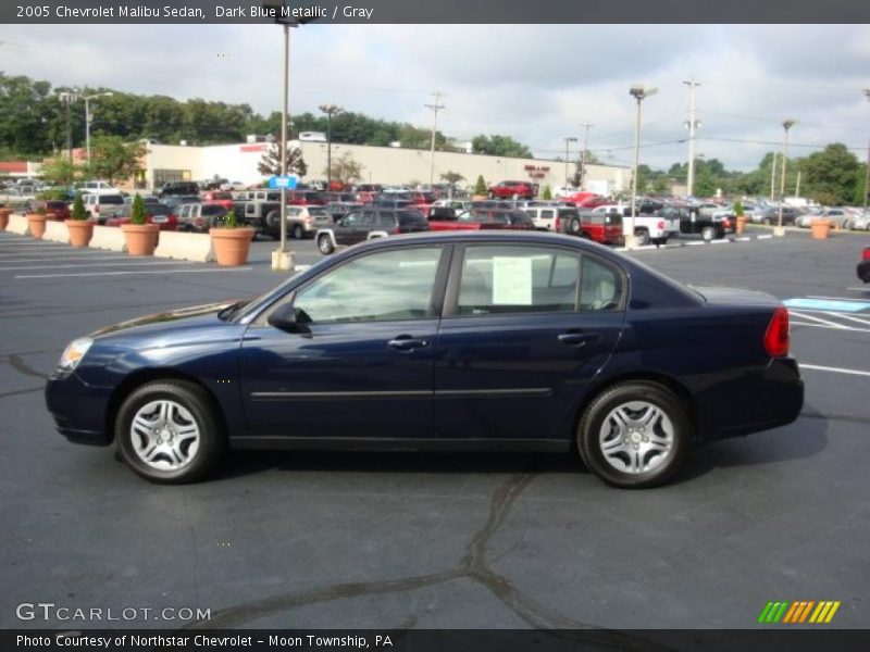 Dark Blue Metallic / Gray 2005 Chevrolet Malibu Sedan