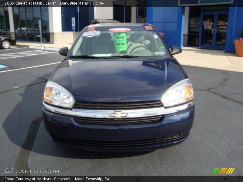 Dark Blue Metallic / Gray 2005 Chevrolet Malibu Sedan