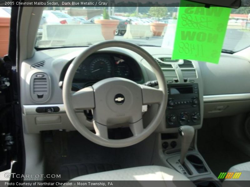 Dark Blue Metallic / Gray 2005 Chevrolet Malibu Sedan