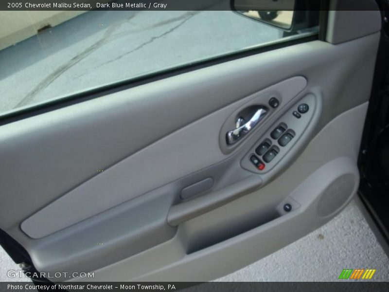 Dark Blue Metallic / Gray 2005 Chevrolet Malibu Sedan