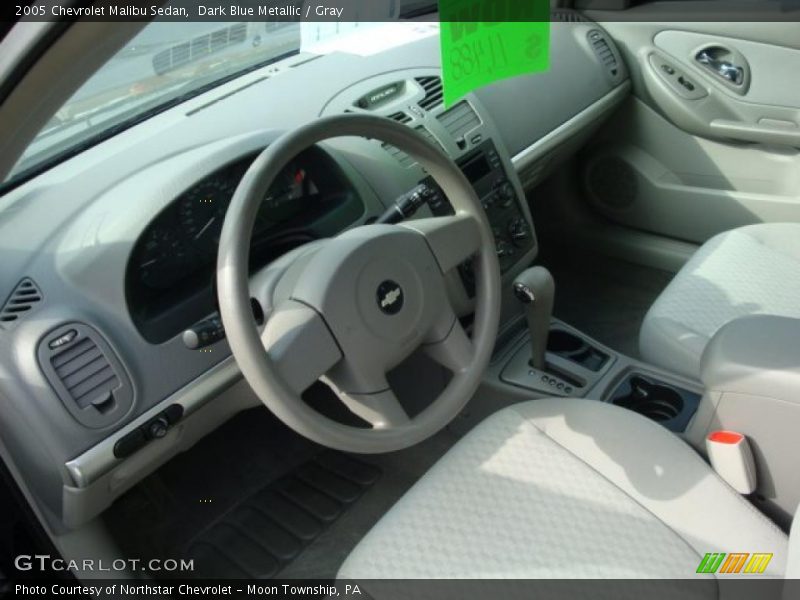 Dark Blue Metallic / Gray 2005 Chevrolet Malibu Sedan