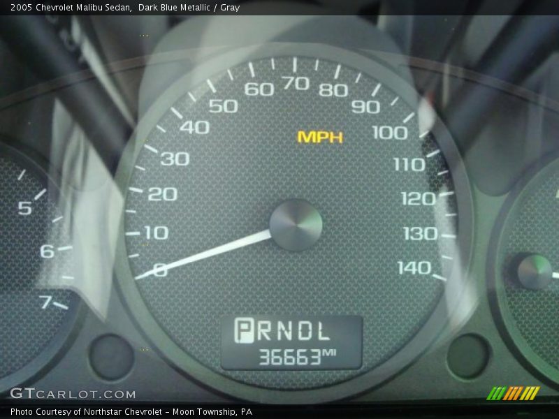 Dark Blue Metallic / Gray 2005 Chevrolet Malibu Sedan